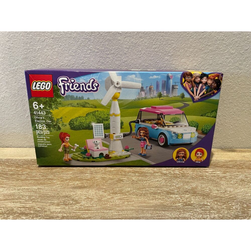 LEGO Friends Olivia's Electric Car Building Kit 41443 New